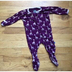 Kickee Pants 3-6M Giraffe Footie
